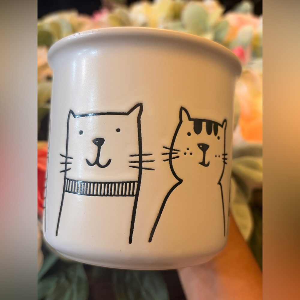Cute Cat Design Ceramic Mug - Picture 4 of 5